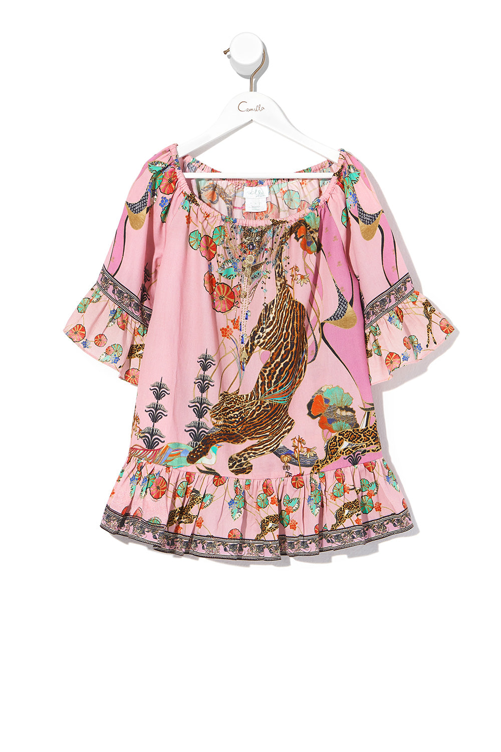 KIDS A-LINE FRILL DRESS ZIBA ZIBA