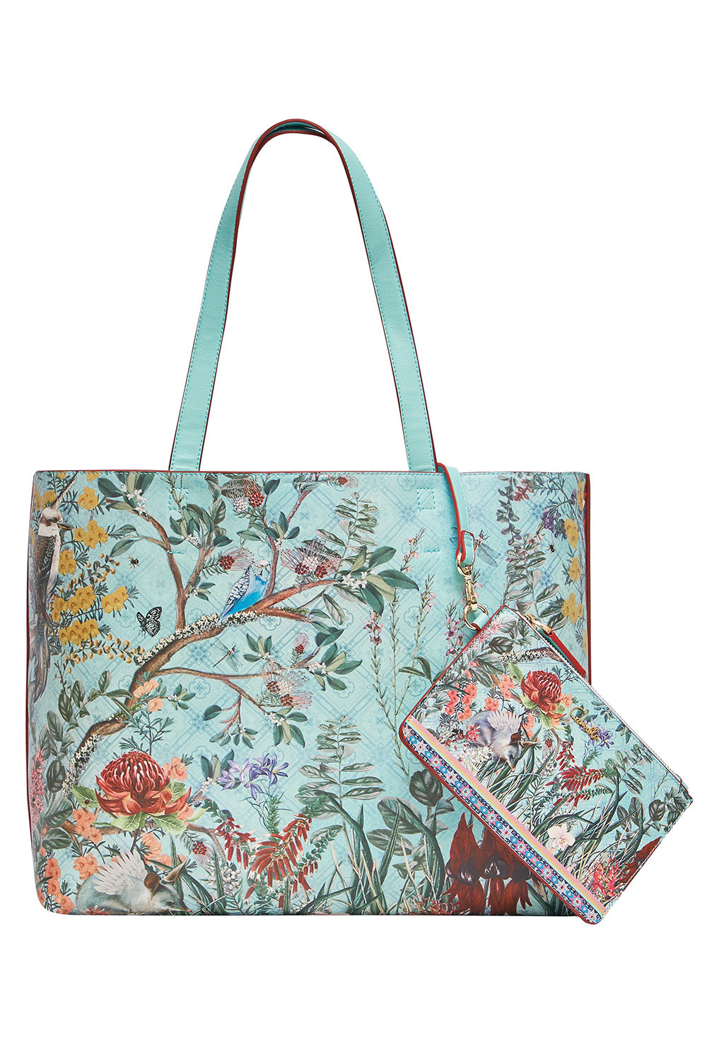 EAST WEST TOTE WITH POUCH