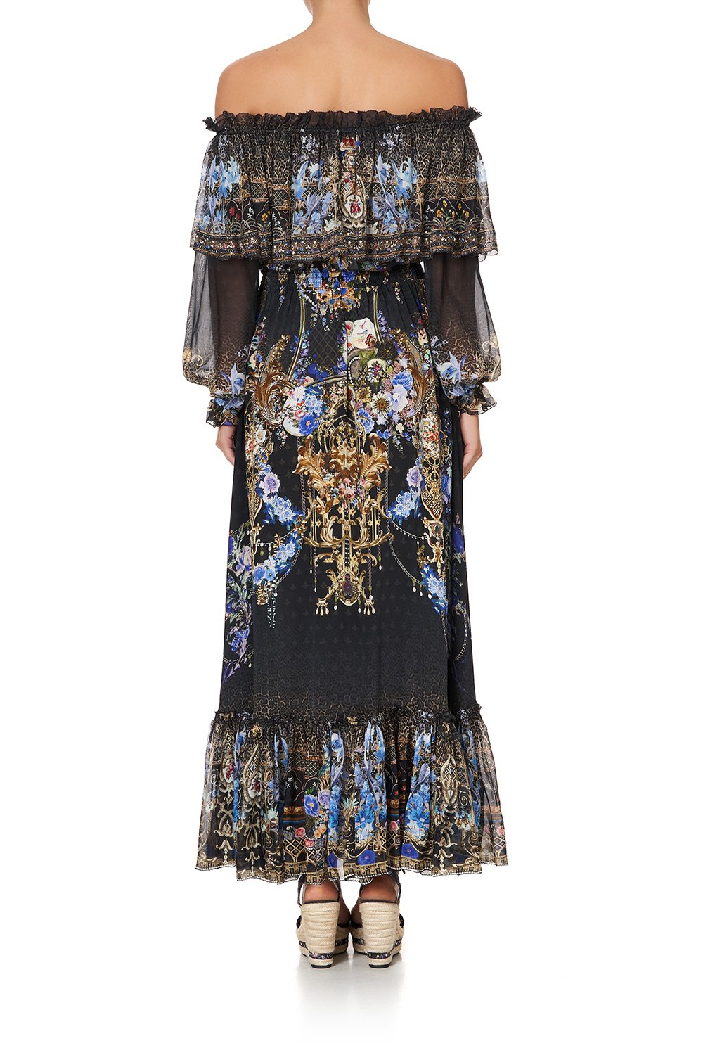 RUFFLE HEM LONG DRESS PALACE PLAYHOUSE