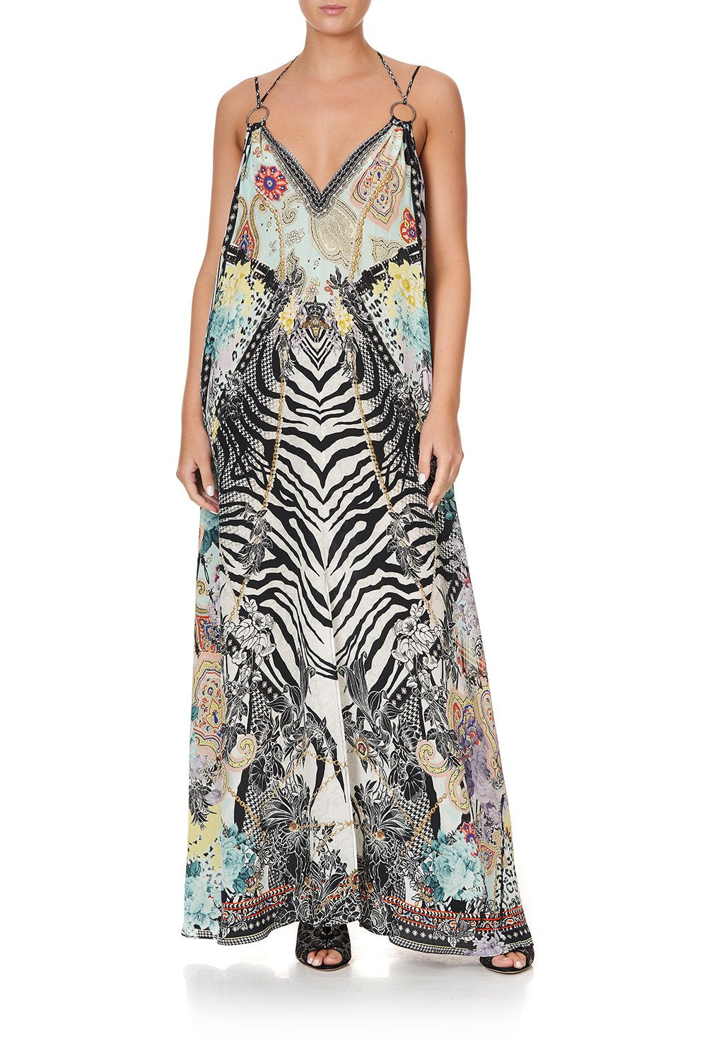 RING DETAIL STRAP DRESS THINK KINKS