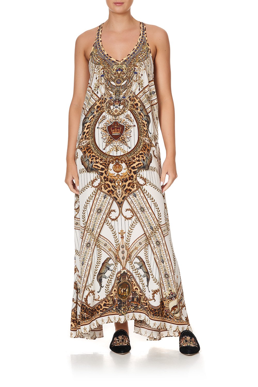 V NECK RACERBACK DRESS MIND YOUR MANOR