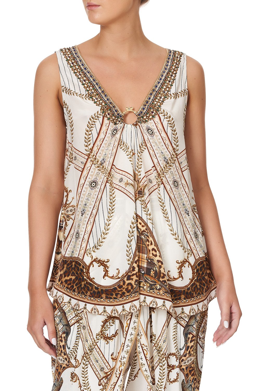 WIDE STRAP U-RING TOP MIND YOUR MANOR