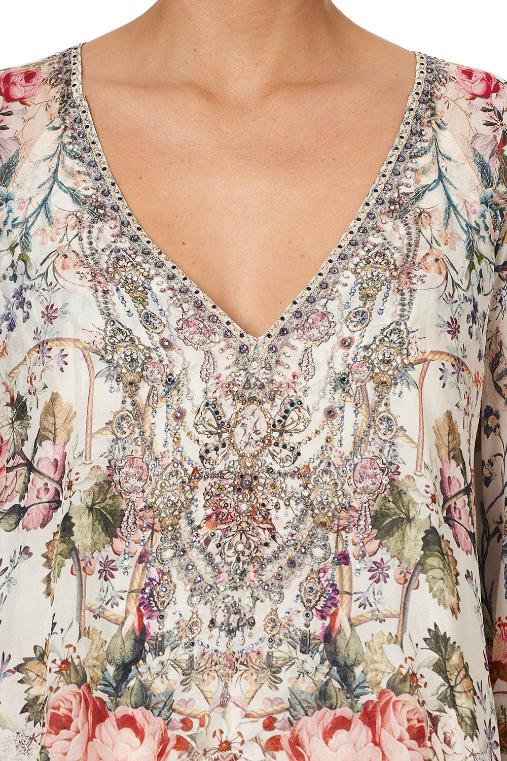 LAYERED FRILL SHORT DRESS LONDON LOOMS