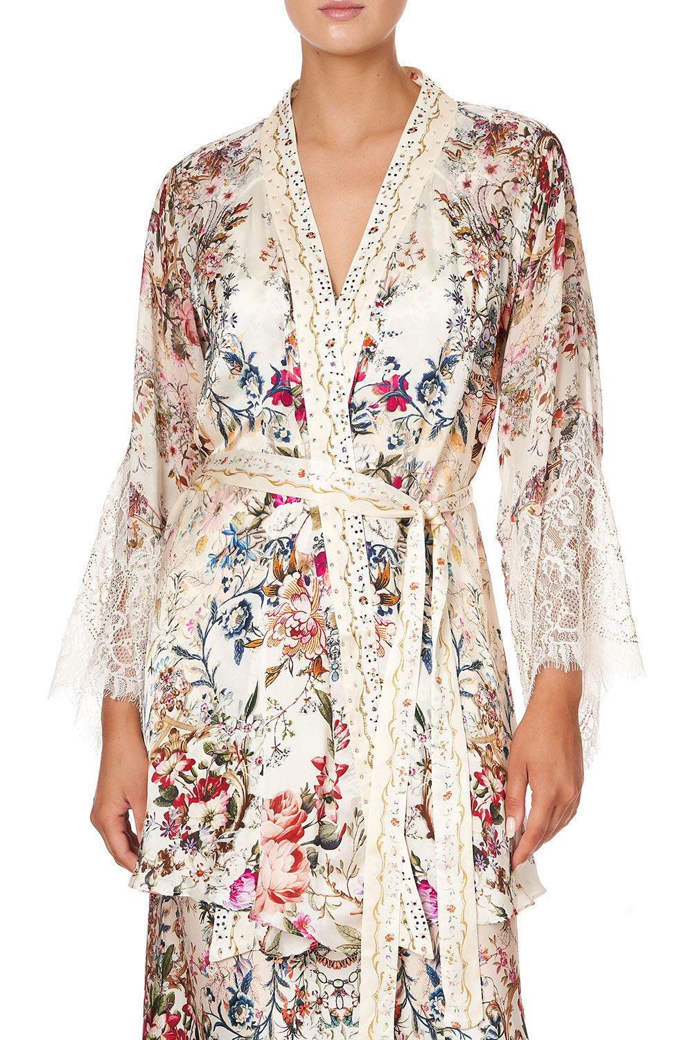 LAYER WITH CONTRAST YOKE AND SLEEVE LONDON LOOMS