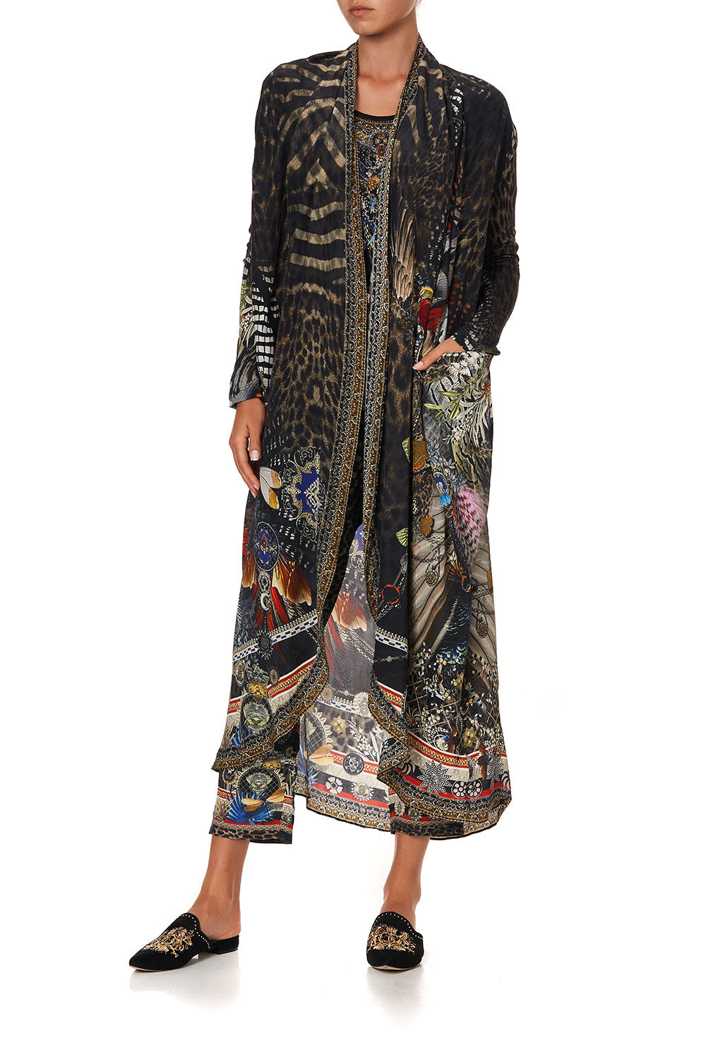 LONG CASUAL JACKET WITH POCKETS TREASURE CHASER