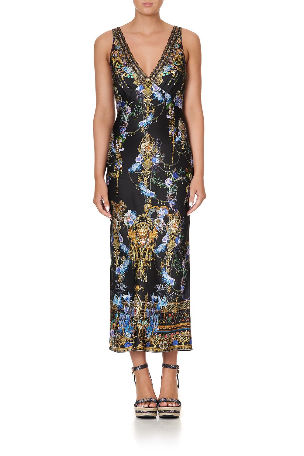 V-NECK SLIP DRESS PALACE PLAYHOUSE