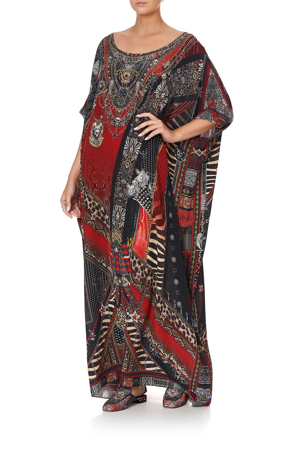 ROUND NECK KAFTAN LONDON CALLING