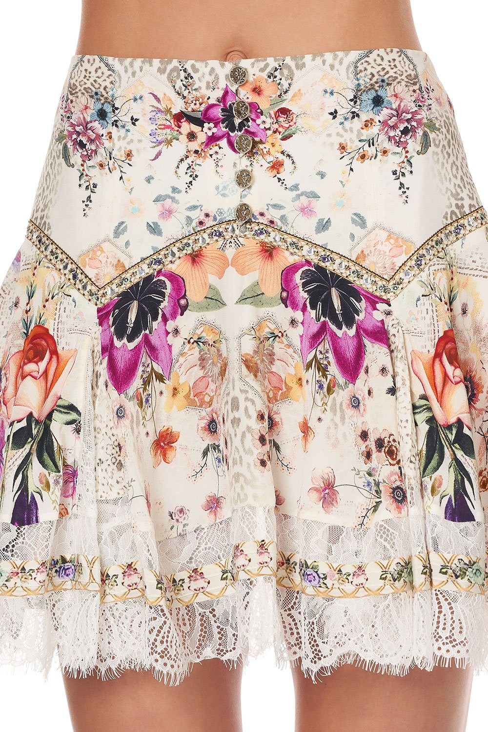 MINI SKIRT WITH SHAPED YOKE SEW IN LOVE