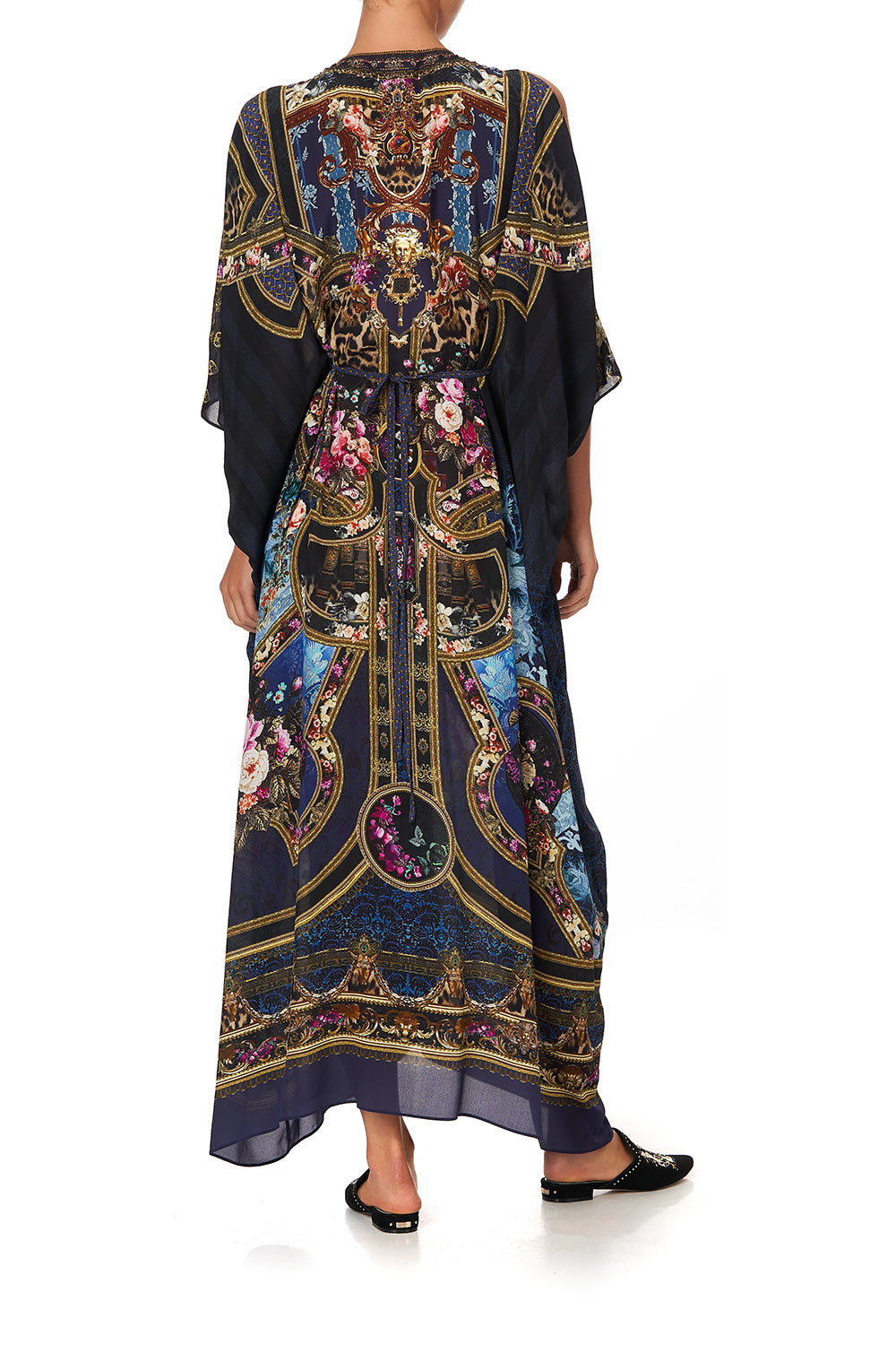 SPLIT SLEEVE KAFTAN WITH HARDWARE FIELDS OF TREASURE
