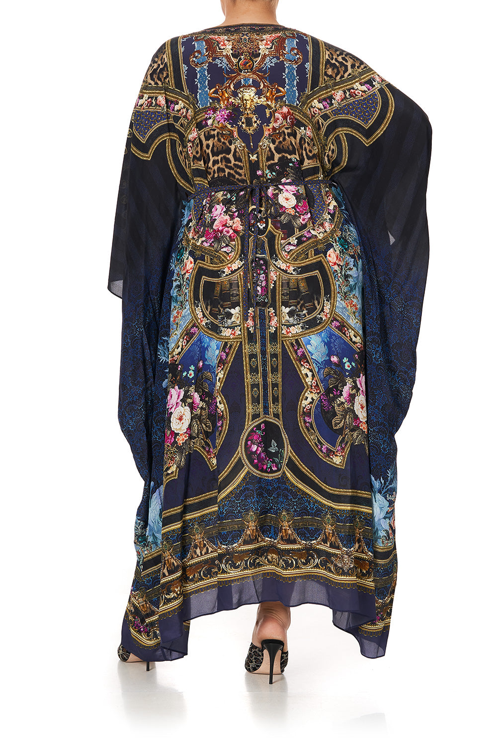 SPLIT SLEEVE KAFTAN WITH HARDWARE FIELDS OF TREASURE