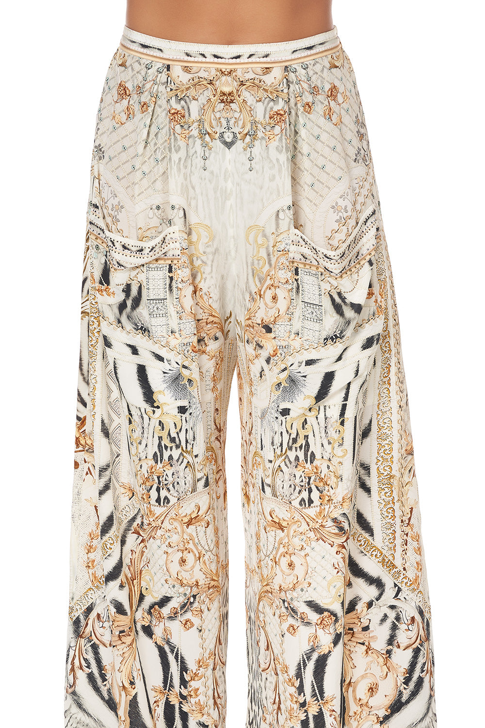 WIDE LEG TROUSER WITH FRONT POCKETS GATES OF GLORY