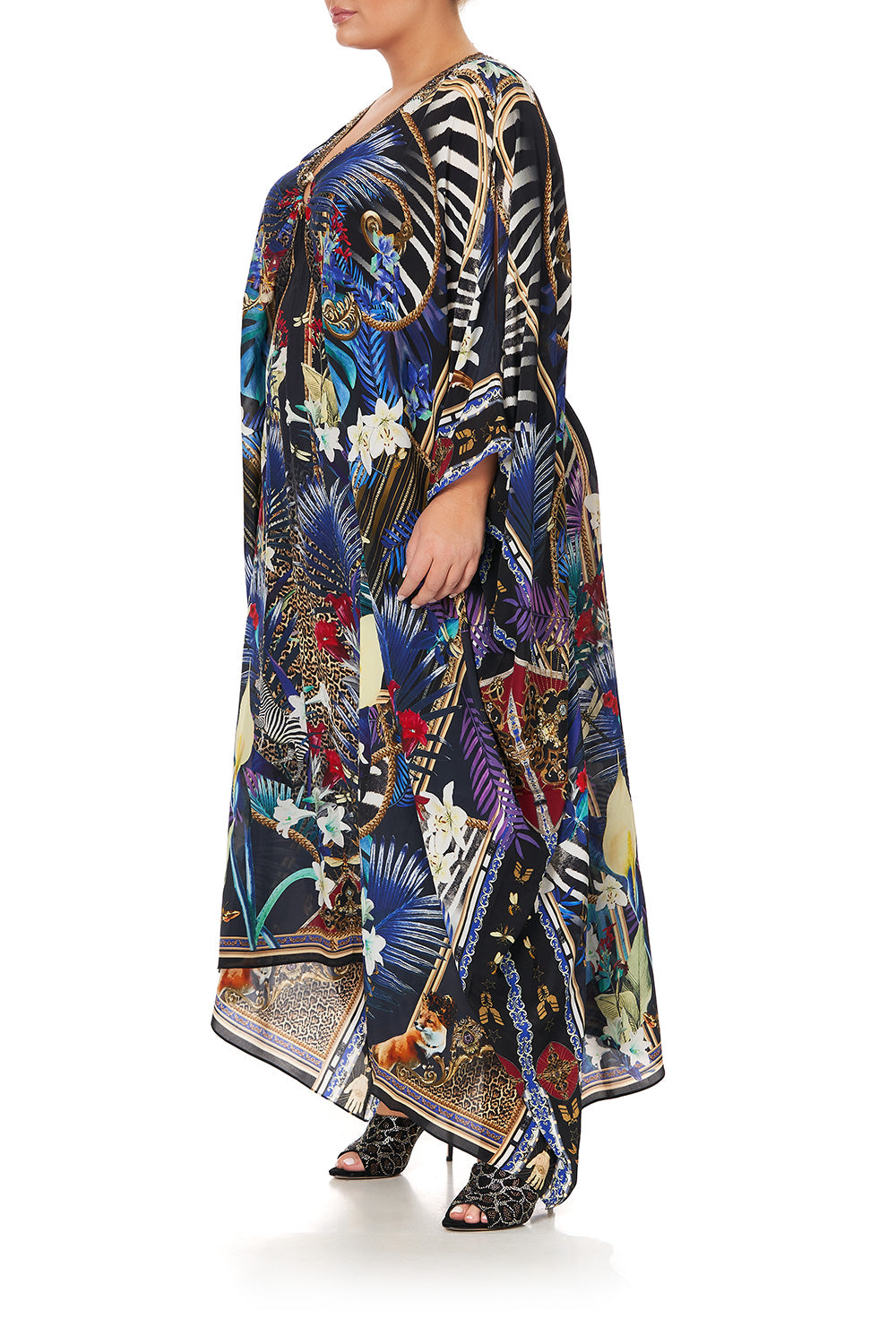 SPLIT SLEEVE KAFTAN WITH HARDWARE RAINBOW ROOM