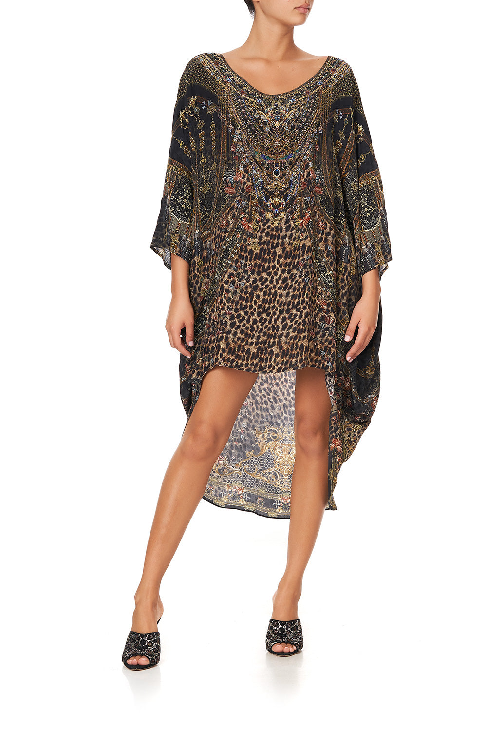 SCOOP BACK HEM DRESS ABINGDON PALACE