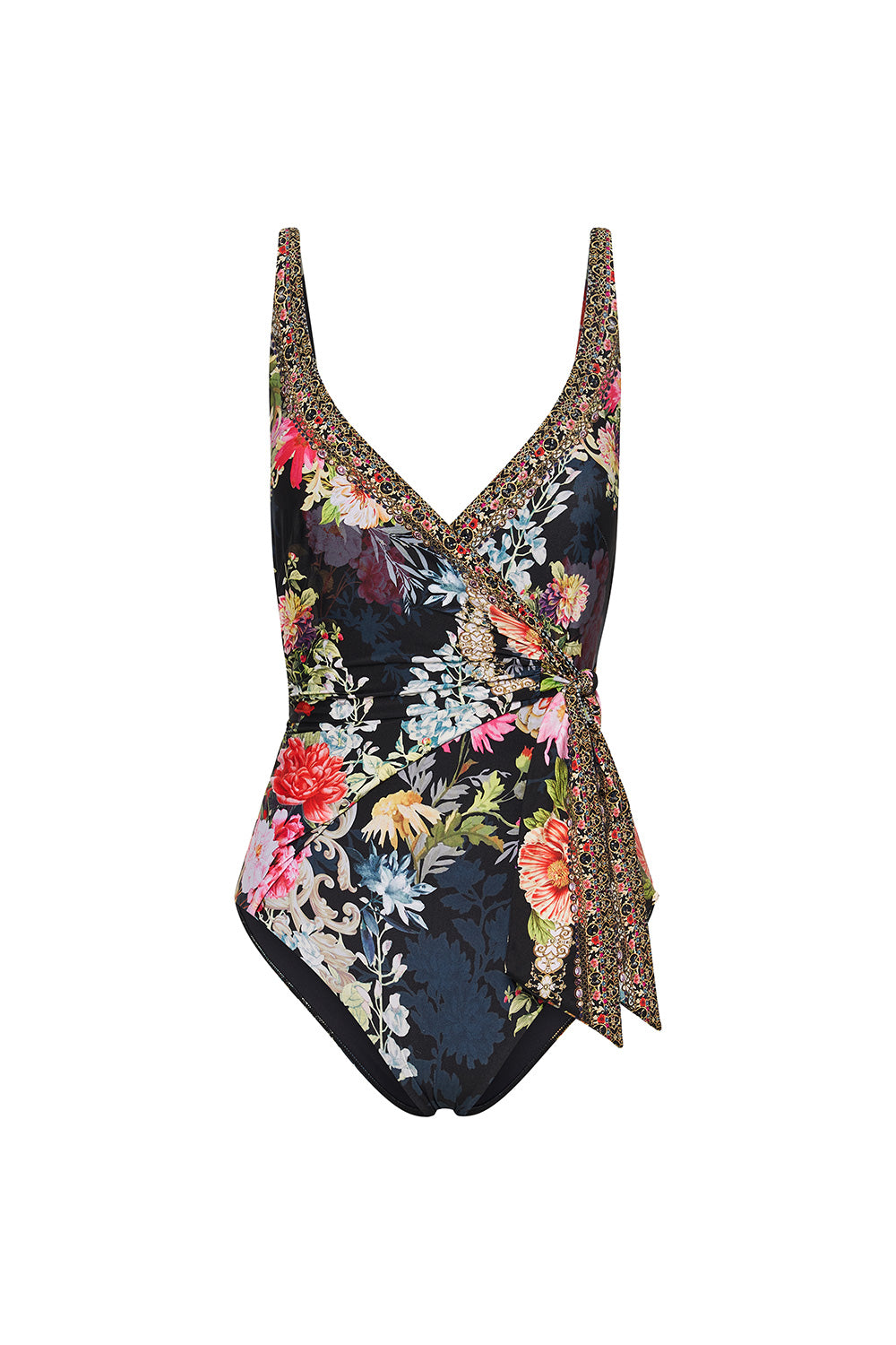 WRAP TIE ONE PIECE HAMPTON HIVE