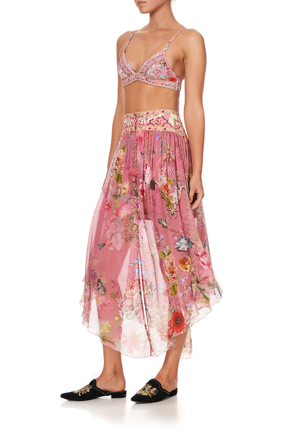 SOFT BRA WITH BACK CLIP PATCHWORK HEART