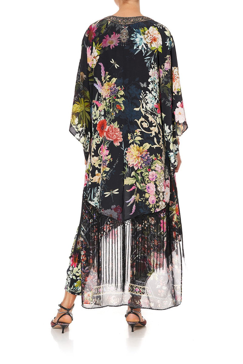 KIMONO WITH LONG UNDERLAYER TAGGED UP