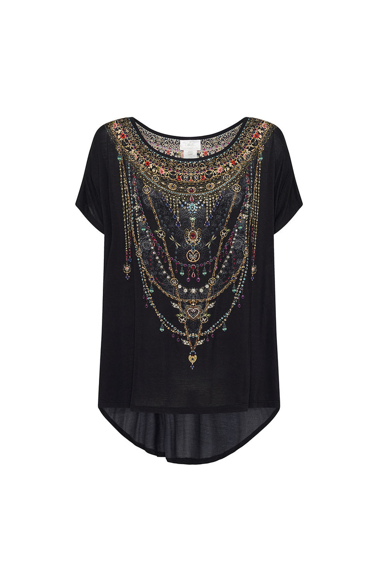 TWIST SLEEVE TUNIC HAMPTON HIVE