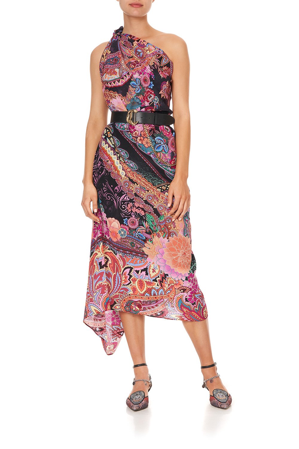 ROUND NECK KAFTAN SWINGING SIXTIES