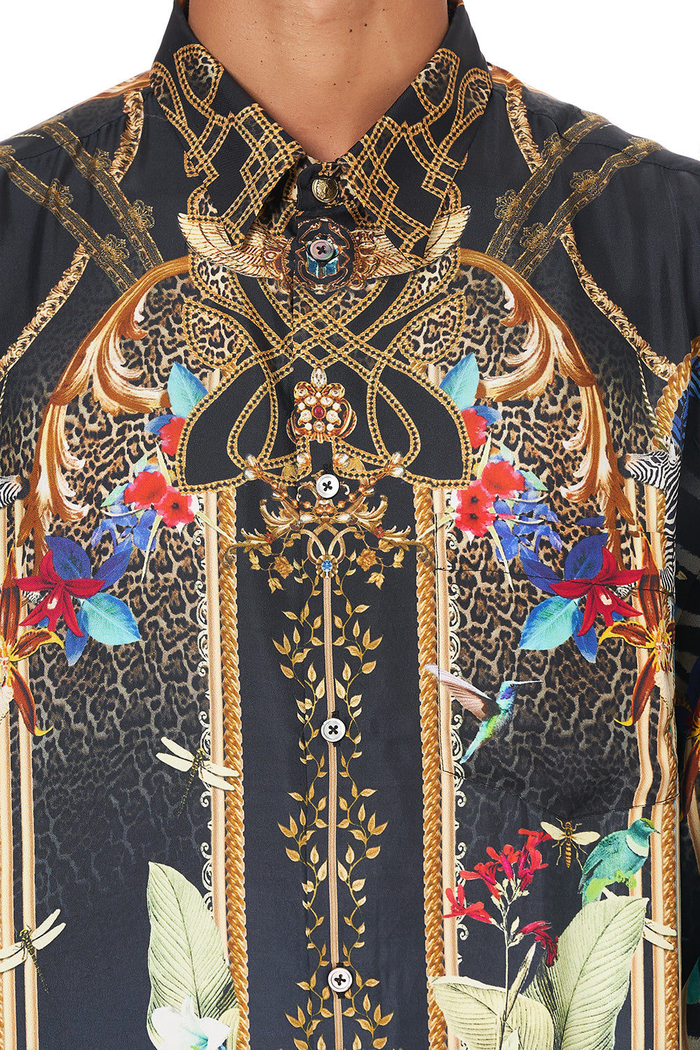 MENS OVERSIZED SHIRT RAINBOW ROOM