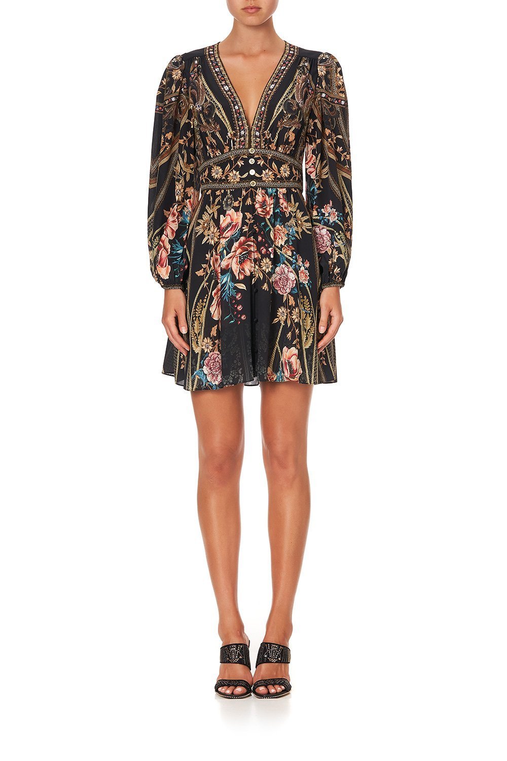 CURVED WAISTBAND SHORT DRESS BELLE OF THE BAROQUE