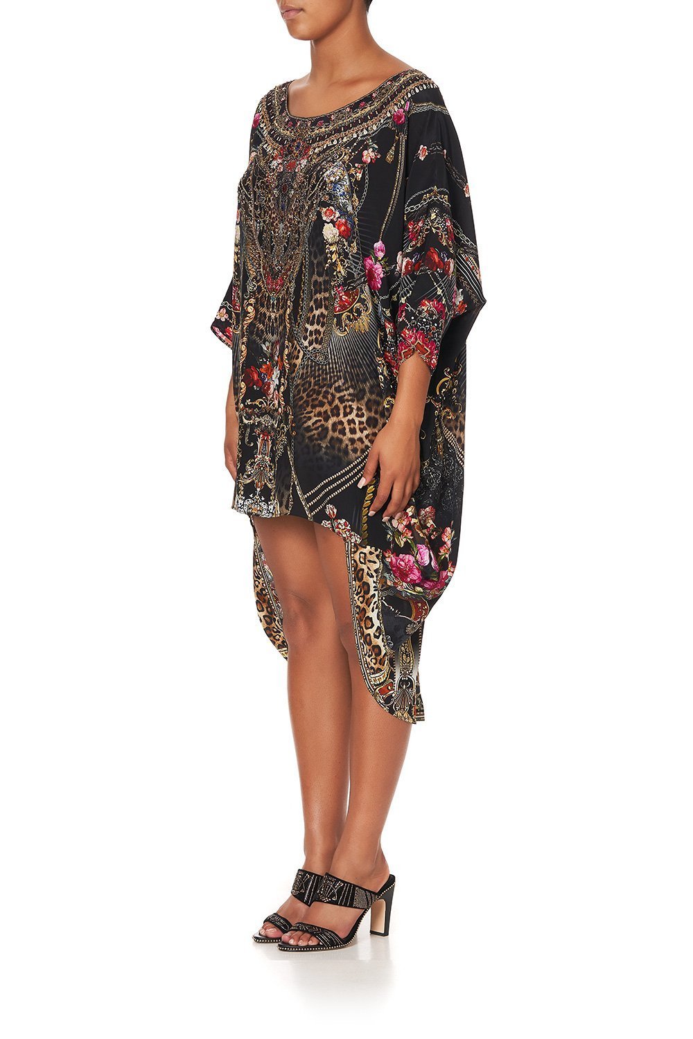 SCOOP BACK HEM DRESS GOTHIC GODDESS