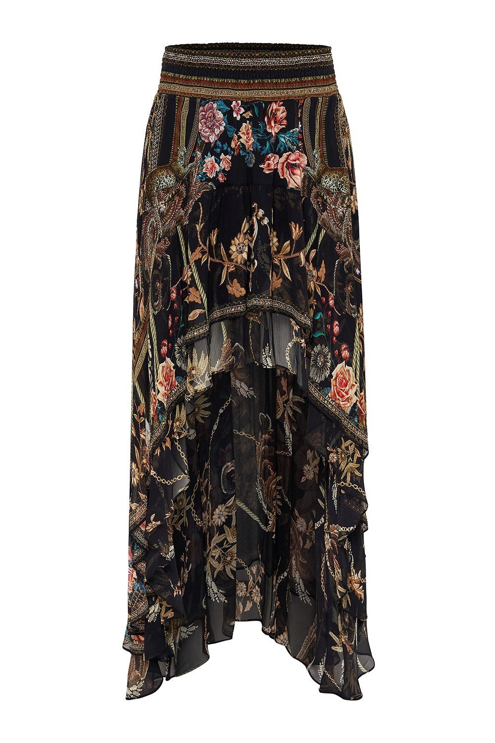 SKIRT WITH DOUBLE LAYER HEM BELLE OF THE BAROQUE