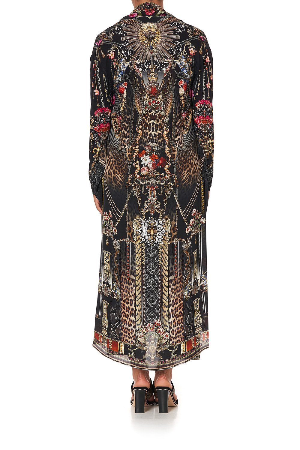 LONG CASUAL JACKET WITH POCKETS GOTHIC GODDESS