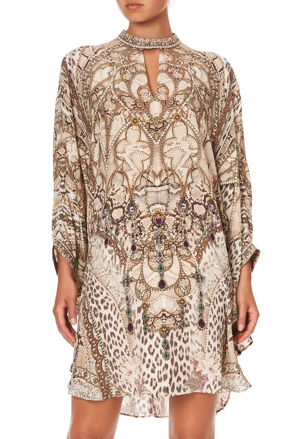 SHORT KAFTAN WITH HIGH NECK ALL IS NOUVEAU