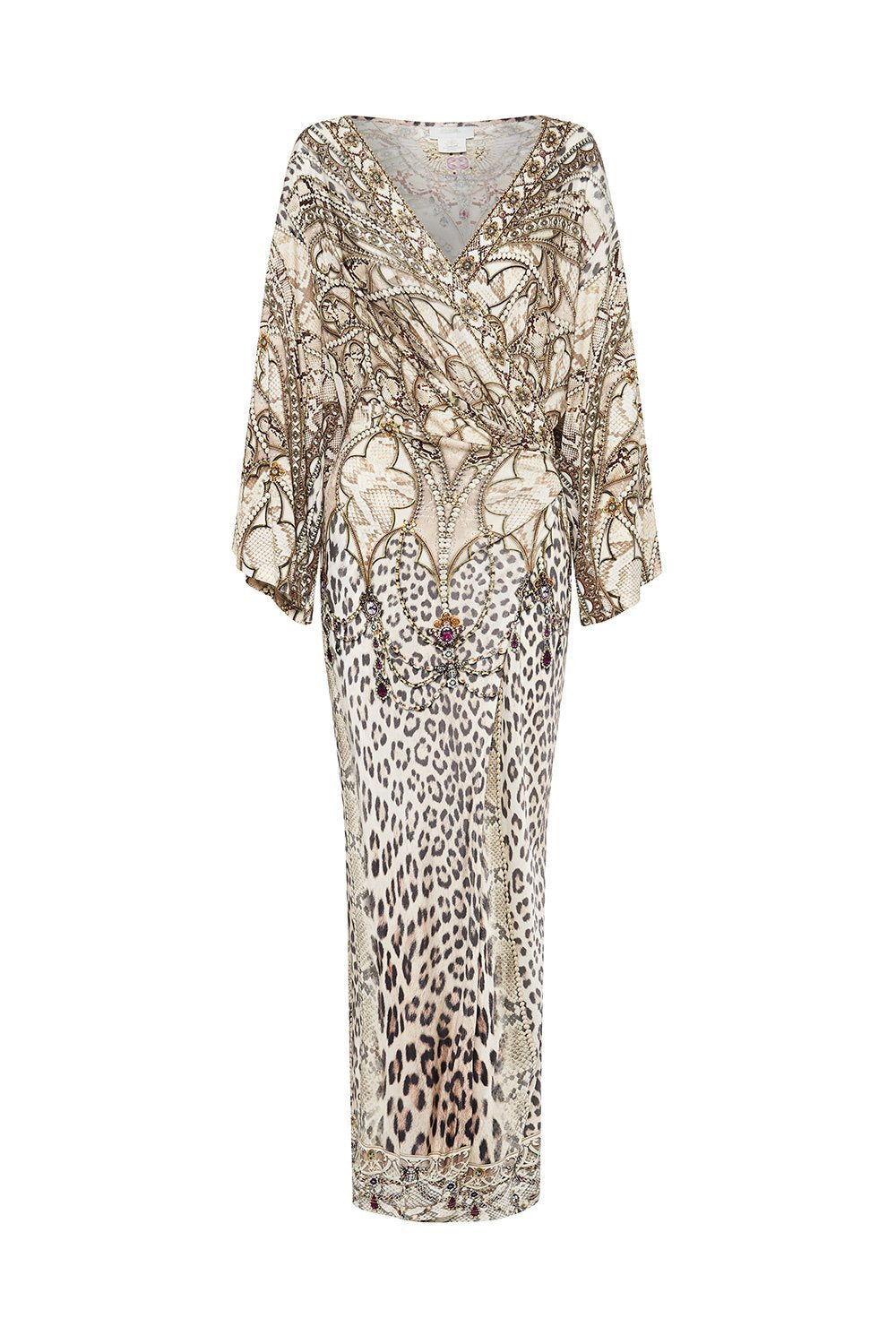 DRAPED WRAP DRESS ALL IS NOUVEAU