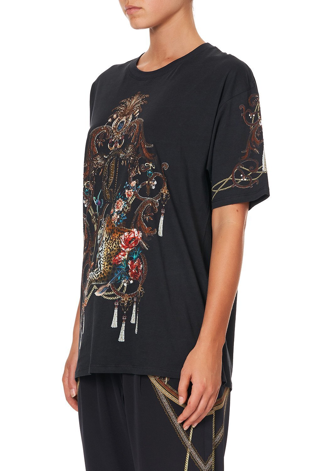 OVERSIZE BAND TEE BELLE OF THE BAROQUE