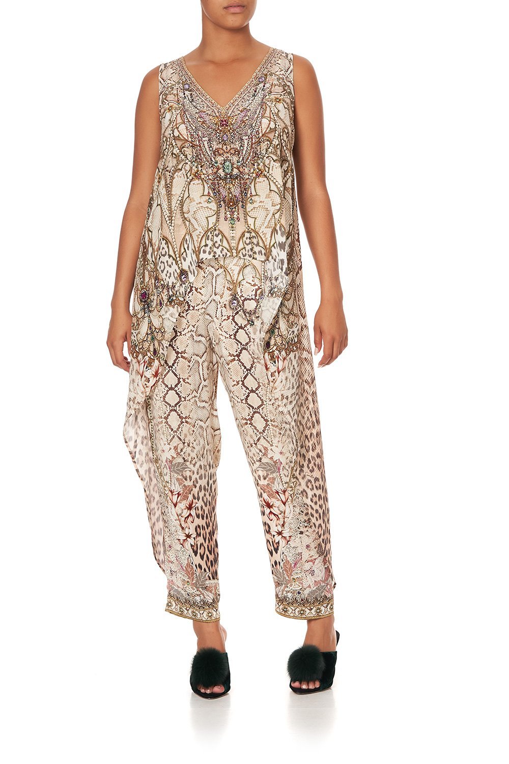 HIGH LOW CROSS OVERLAY TOP ALL IS NOUVEAU