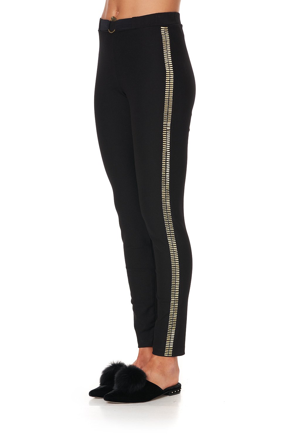 PONTE PANT WITH HARDWARE BELLE OF THE BAROQUE