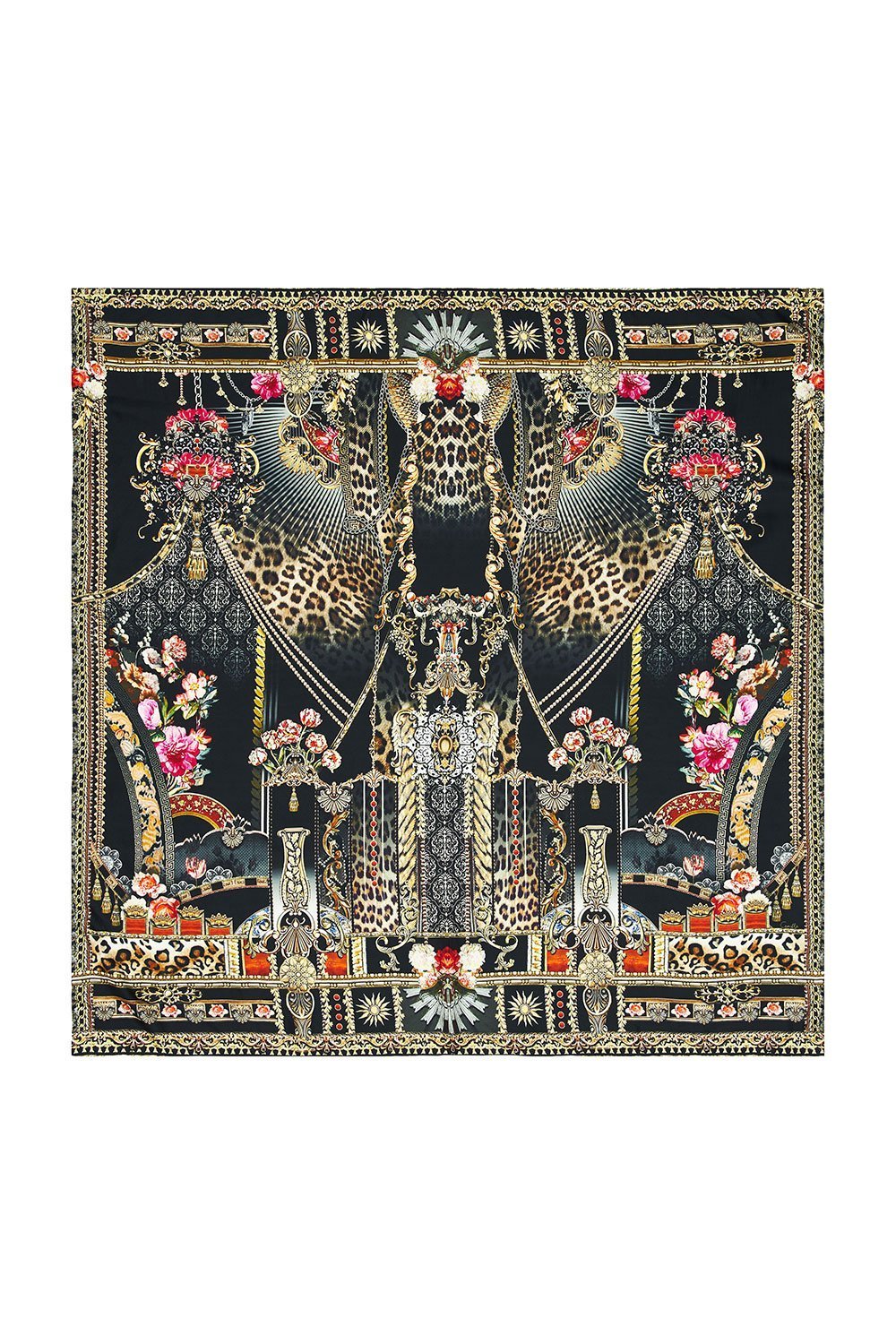 LARGE SQUARE SCARF GOTHIC GODDESS