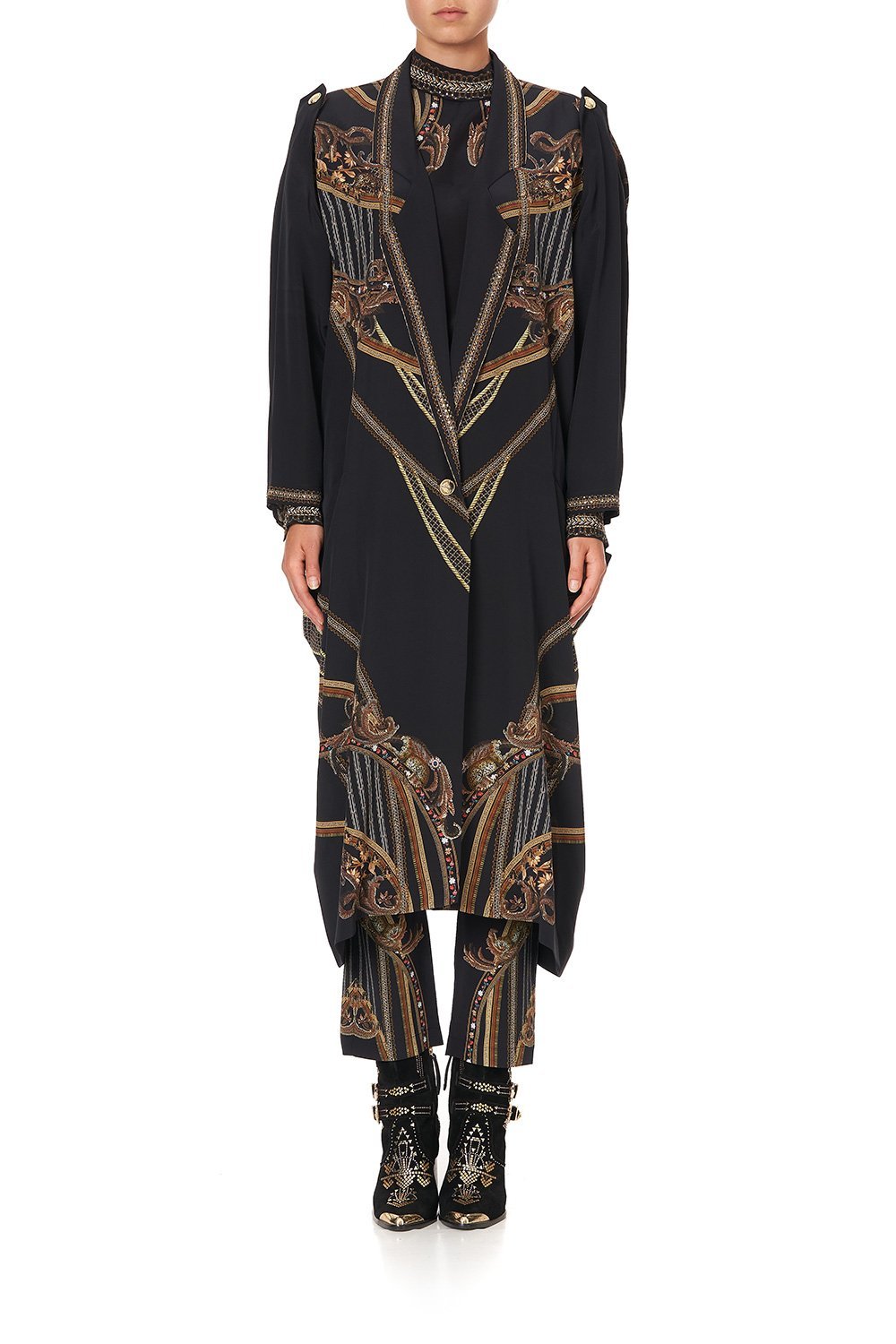 RELAXED PANEL COAT BELLE OF THE BAROQUE