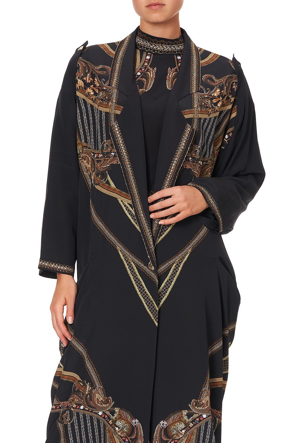 RELAXED PANEL COAT BELLE OF THE BAROQUE