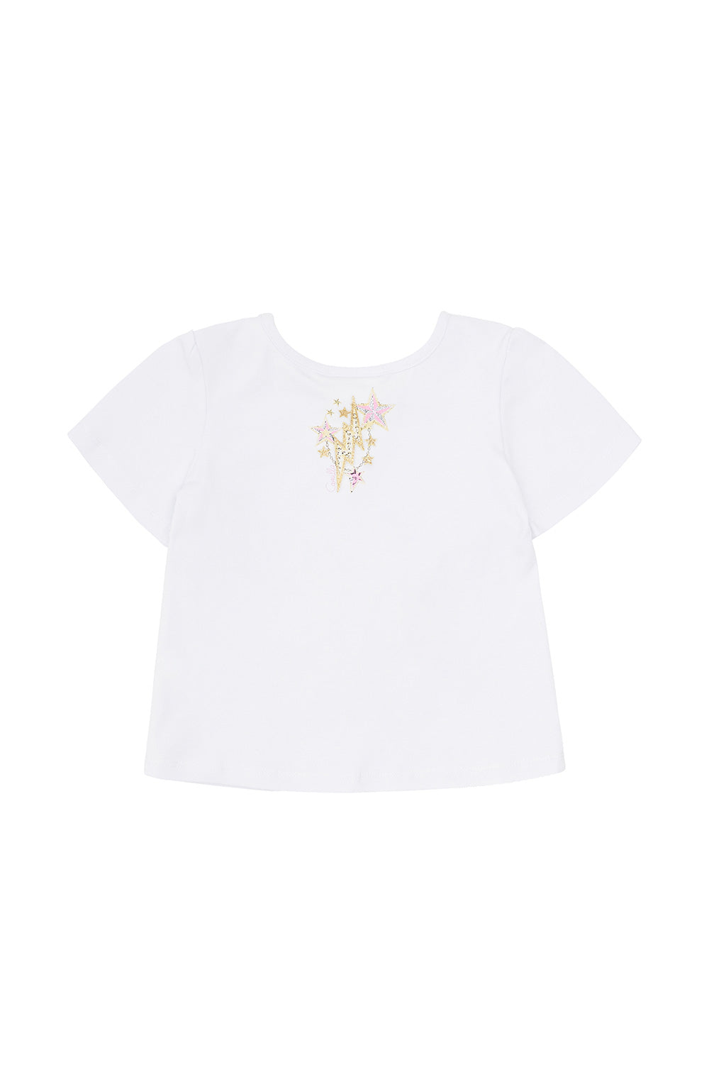 BABIES SHORT SLEEVE TEE BABYS A GO GLITTER