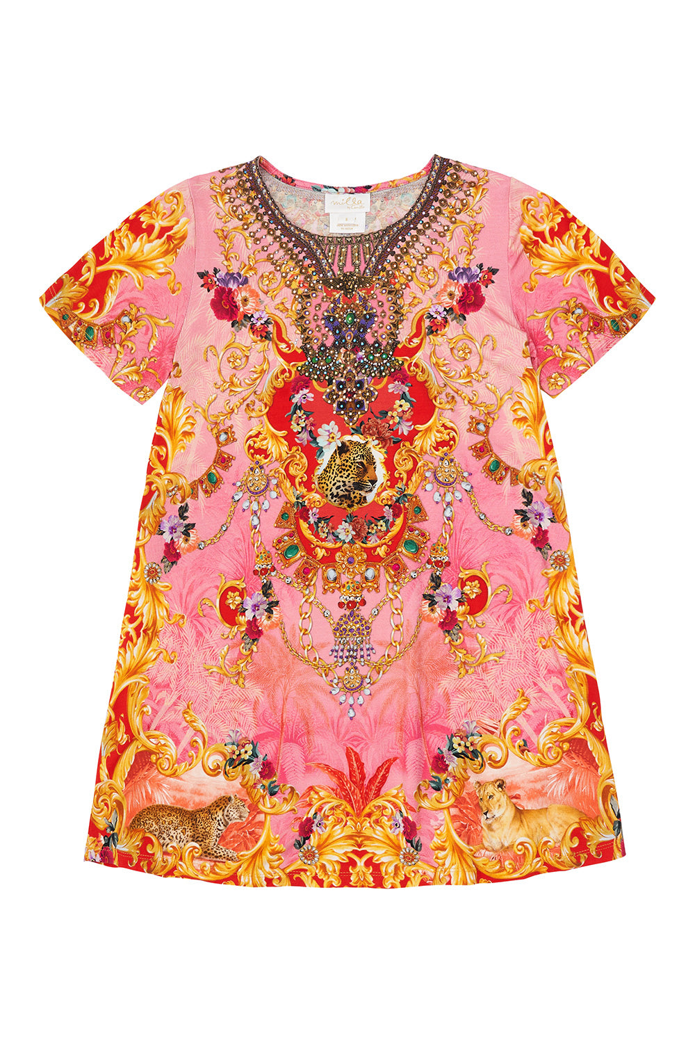 KIDS TSHIRT DRESS WITH FLARE HEM 12-14 DIARIES OF A DIVA