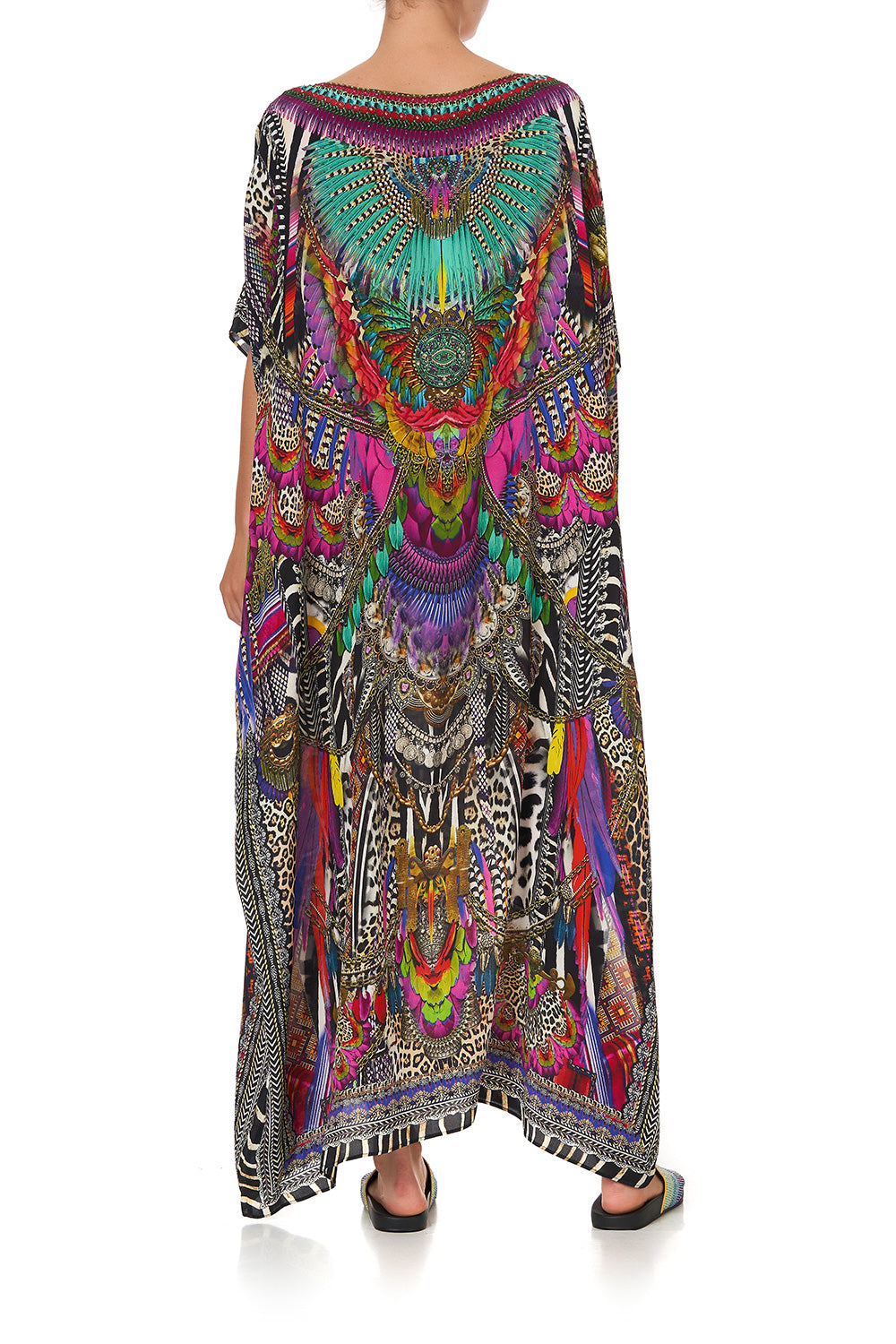 ROUND NECK KAFTAN GUARDIANS OF THE SUN