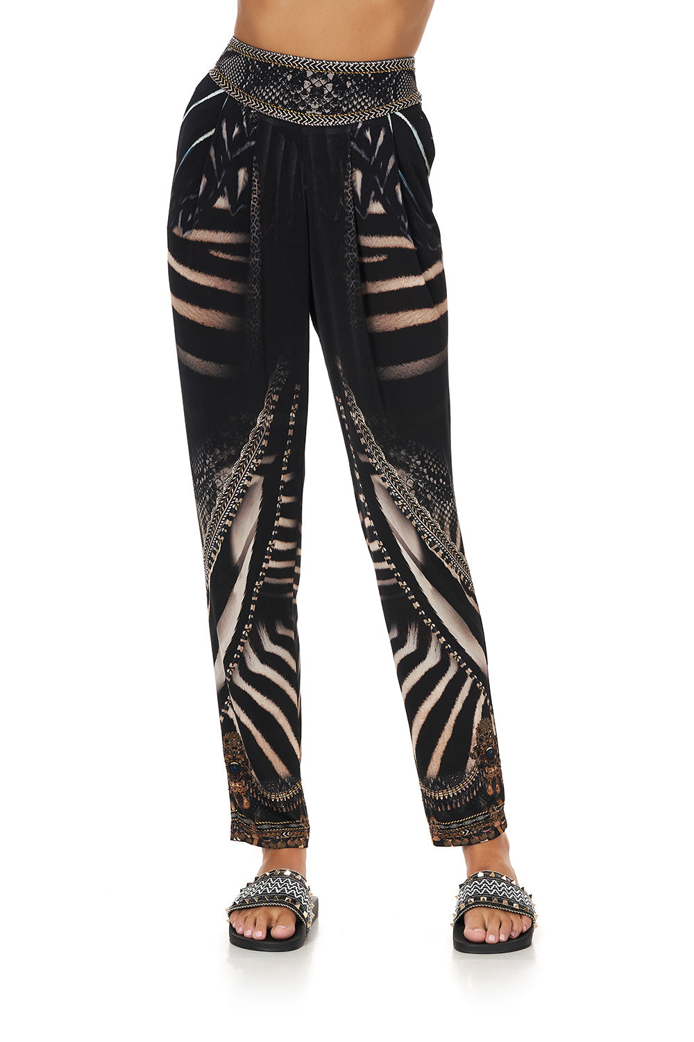 HAREM PANTS WITH FRONT PLEATS QUECHUA KING