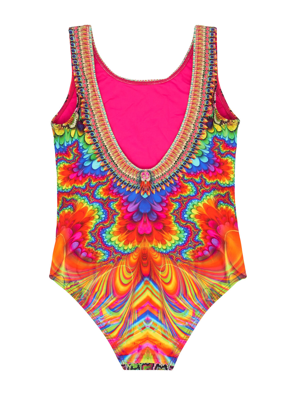 KIDS SWIM ONE PIECE 12-14 HYPED UP HIPPIE