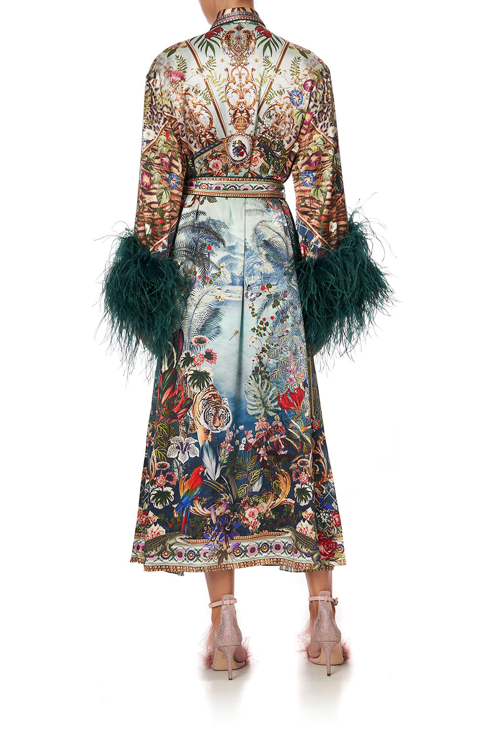 LONG ROBE WITH FLARED SLEEVE IF THESE WALLS COULD TALK