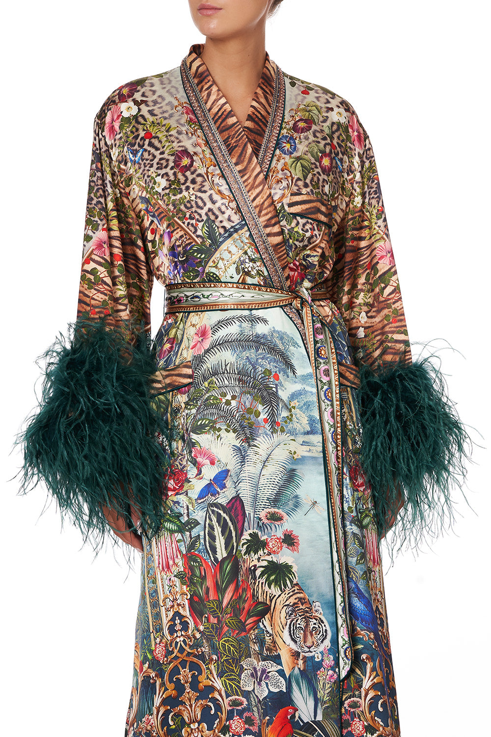 LONG ROBE WITH FLARED SLEEVE IF THESE WALLS COULD TALK