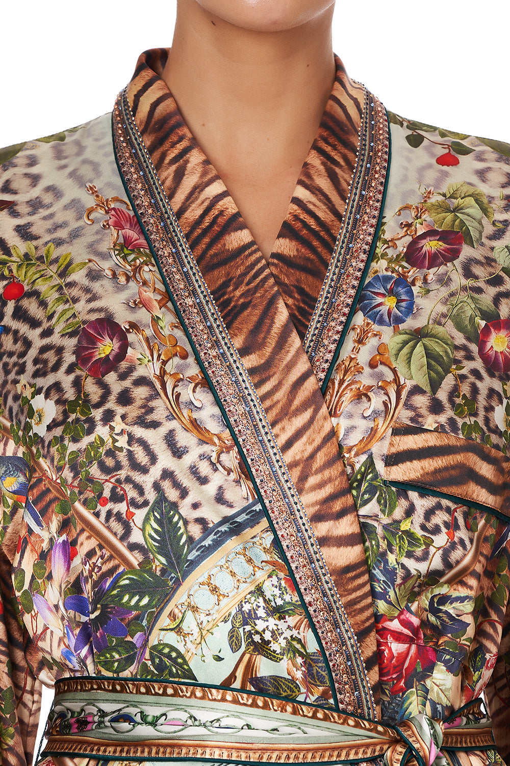 LONG ROBE WITH FLARED SLEEVE IF THESE WALLS COULD TALK