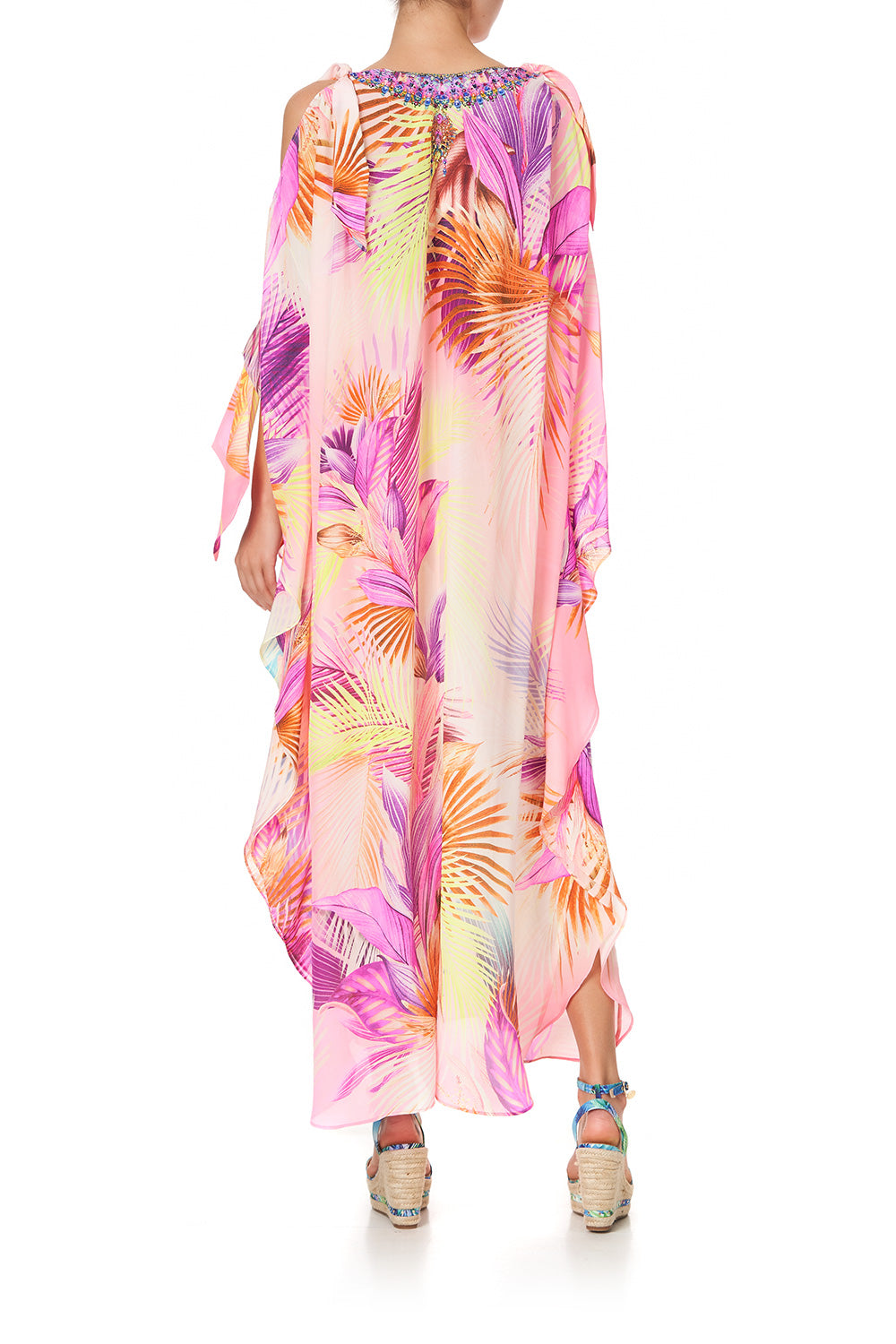 SCARF TIE KAFTAN SOUTH BEACH SUNRISE