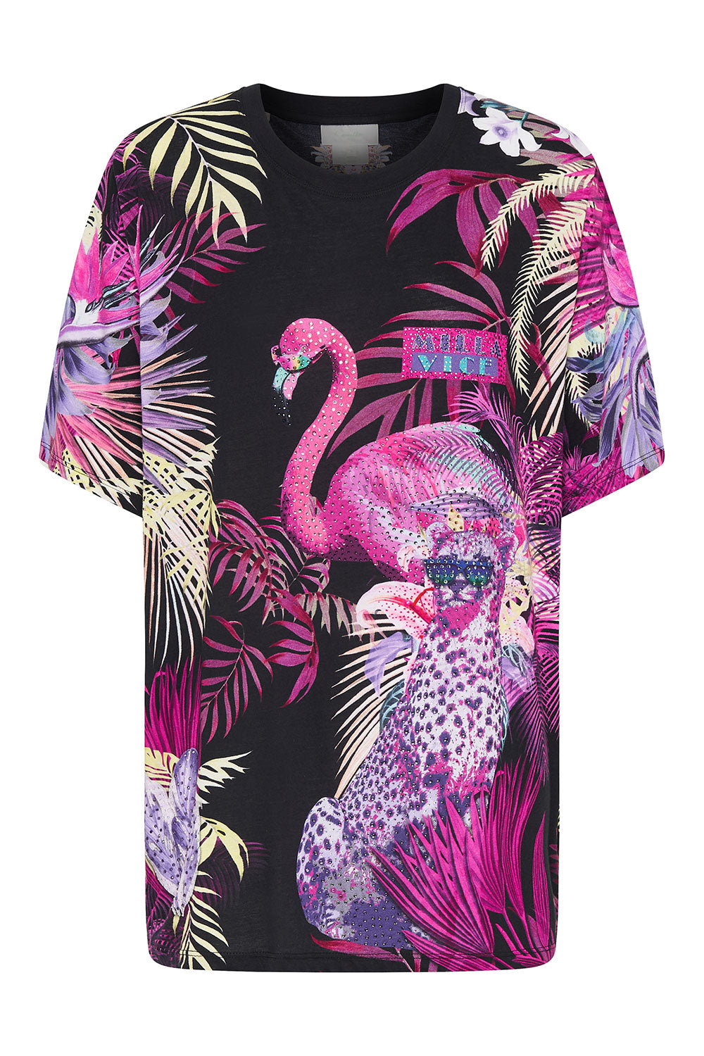 OVERSIZE BAND TEE SOUTH BEACH SUNRISE