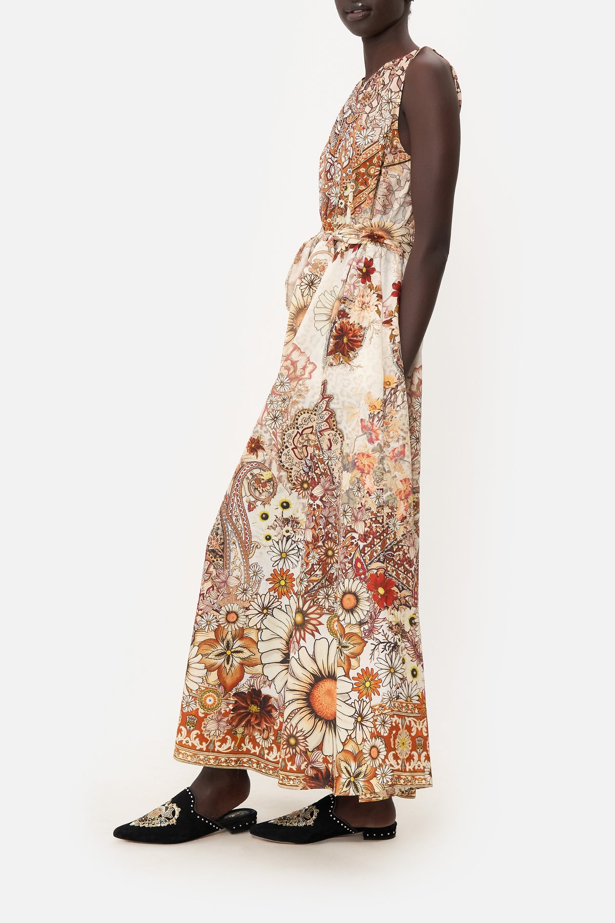 FLARED JUMPSUIT HEART OF A HIPPIE