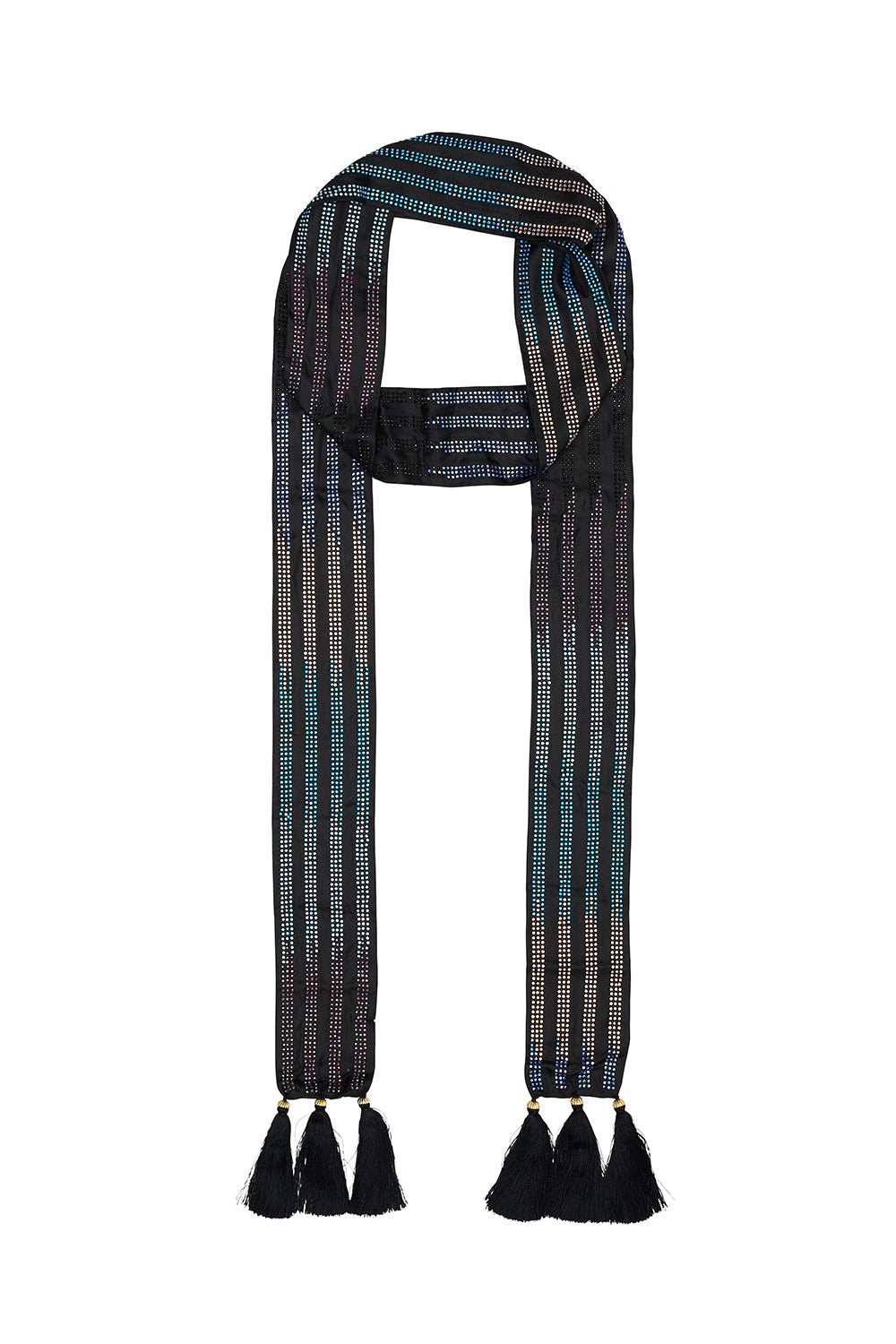 LONG EMBELLISHED SCARF LADY STARDUST