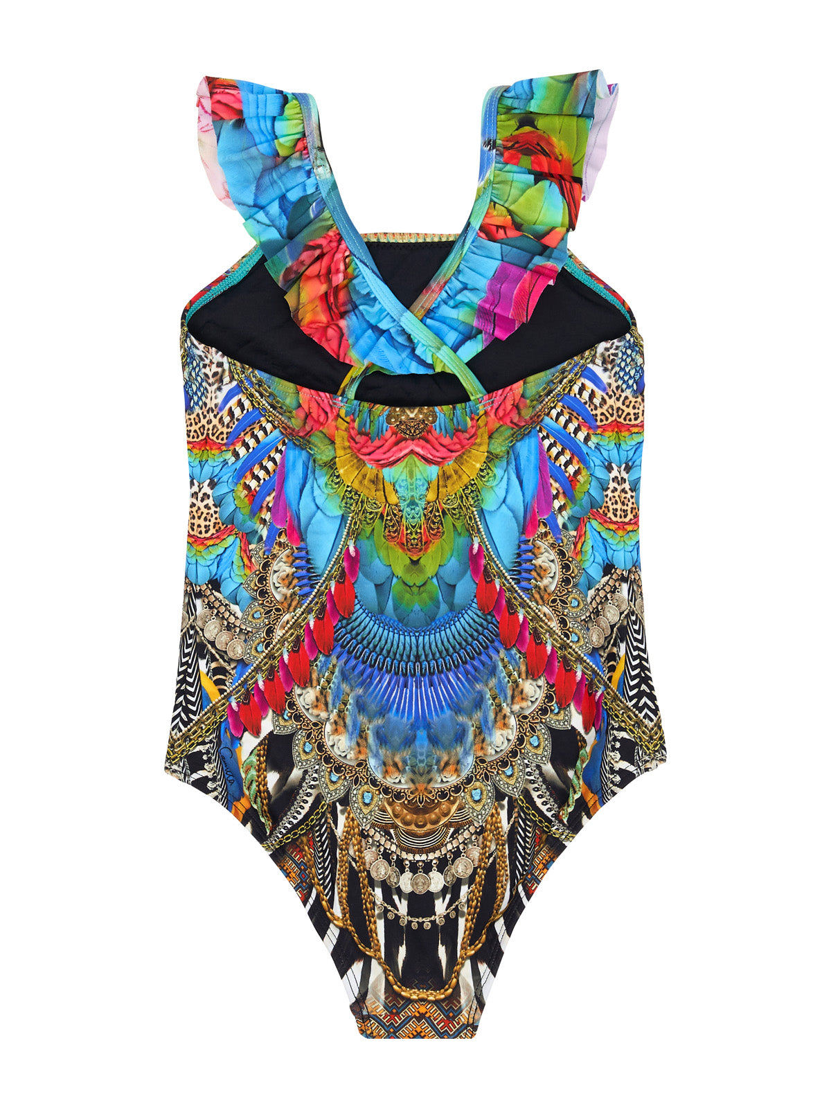 KIDS ONE PIECE WITH FRILL STRAP 12-14 GUARDIANS OF THE SUN