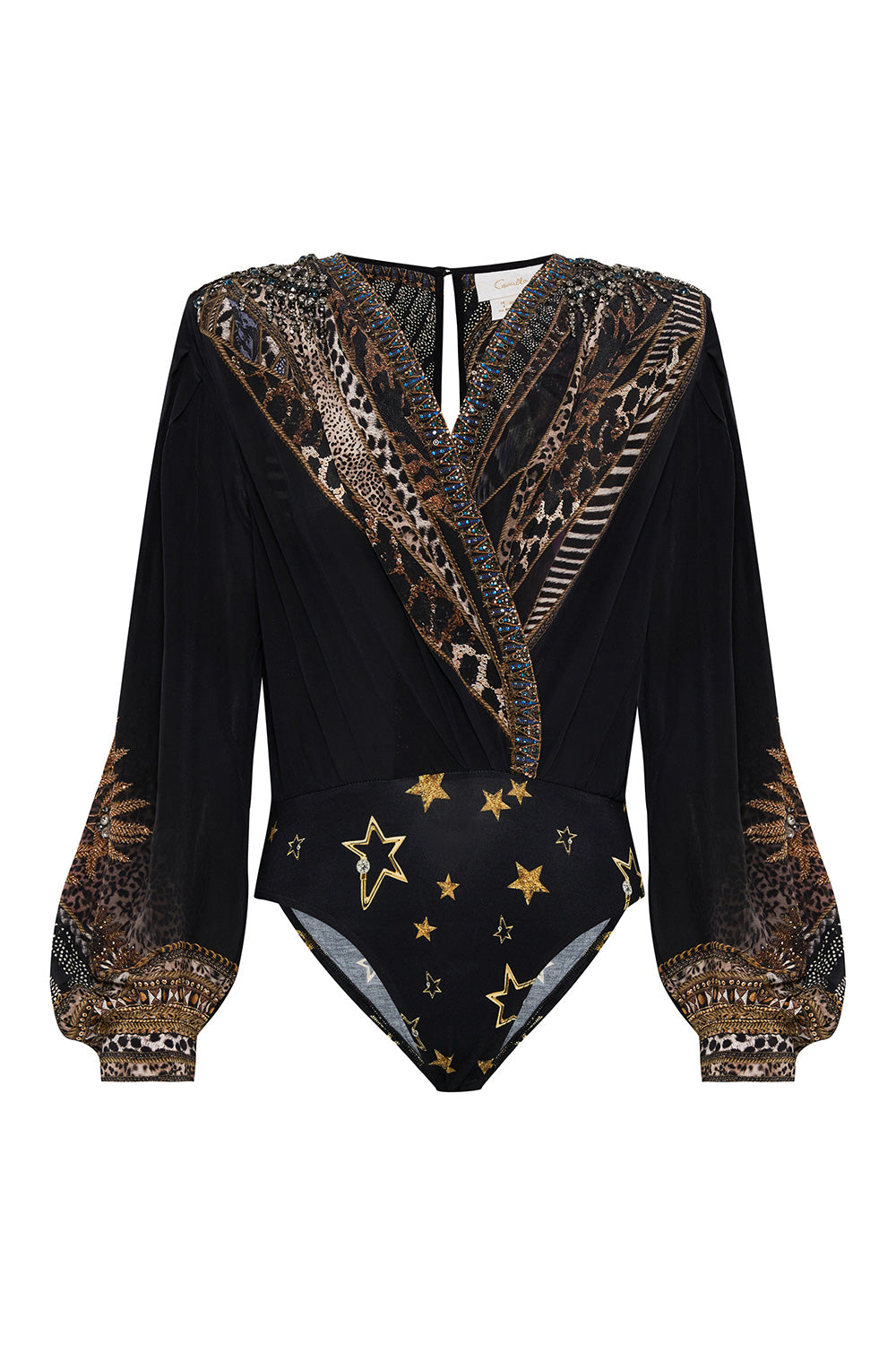 BLOUSON SLEEVE BODY SUIT LADY STARDUST
