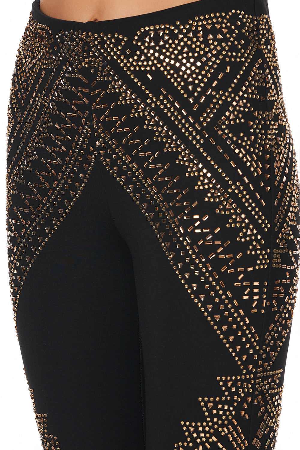 PONTE PANT WITH SIDE SEAM LADY STARDUST